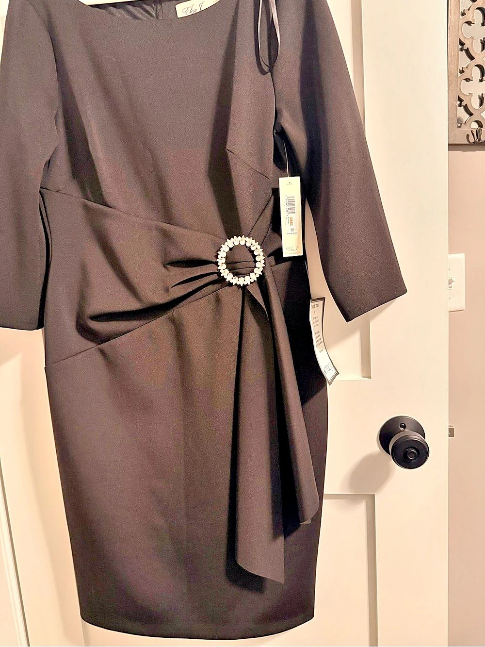 Eliza J Black Mini Dress Size 12 NWT